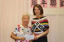 抽獎環節由各嘉賓主持抽獎，各幸運兒歡天喜地領取獎品